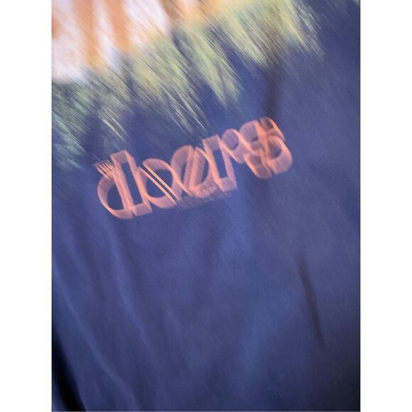 Size L - Vintage 2000 Y2K The Doors‎ Jim Morrison band Tshirt Rare Orange - Picture 2 of 7